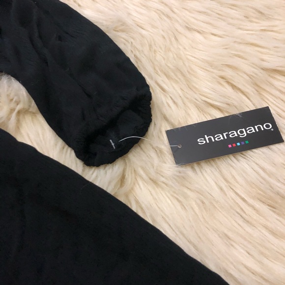 SHARAGANO Petite Off Shoulder Long Sleeve Dress - Picture 4 of 7